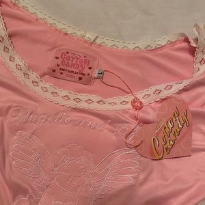 NWT-COTTON CANDY - DOLLS KILL angelic and pure top